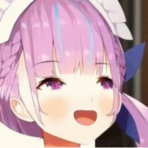 Hololive Aqua Minato Faded In Effects GIF