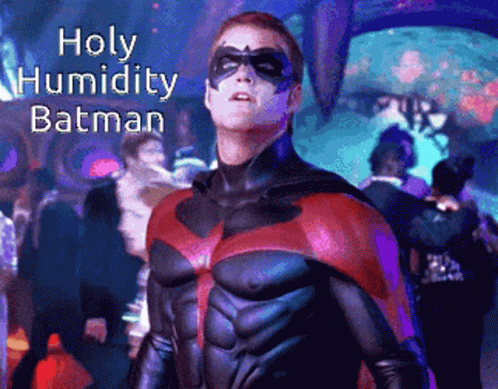Holy Humidity Batman GIF