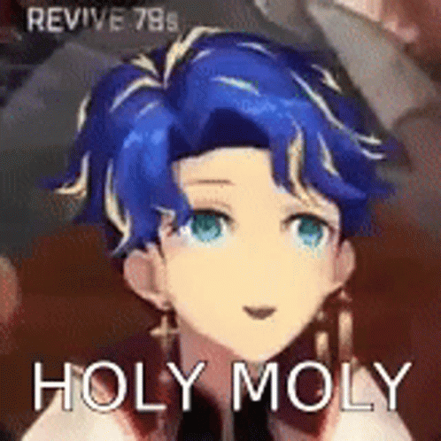 Holy Moly Animated Guy GIF