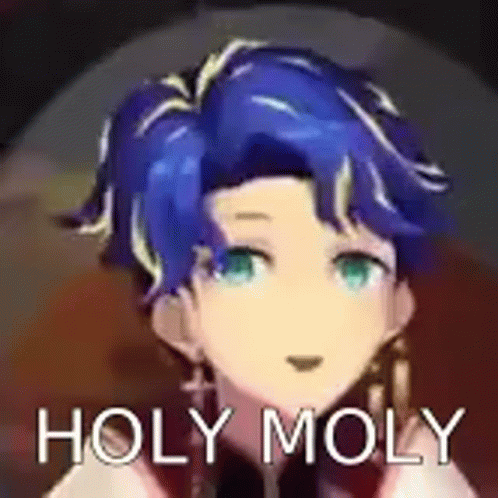 Holy Moly Meme Anime Guy GIF