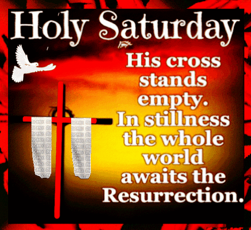 Holy Saturday His Cross Stands Empty GIF