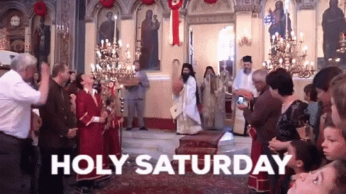 Holy Saturday Smash GIF