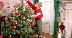 Home Alone Kevin Decorating Christmas Tree GIF