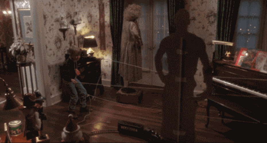 Home Alone Kevin Playing Tricks GIF