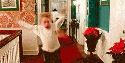 Home Alone Macualay Culkin Freak Out Running GIF