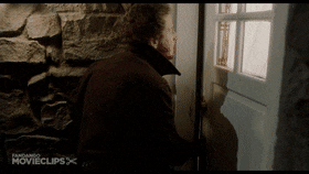 Home Alone Marv Careful To Enter GIF