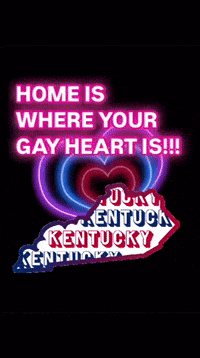Home Is Where Your Gay Heart Is Sign GIF
