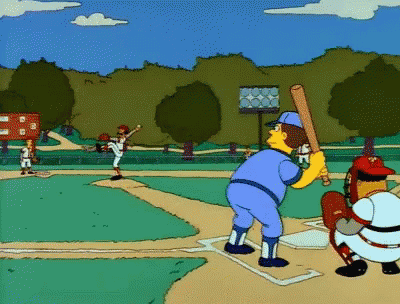 The Simpsons Home Run GIF