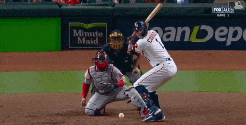 Carlos Home Run Baseball Hit Score GIF