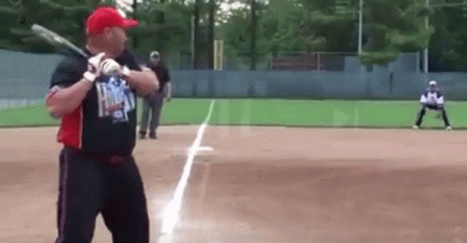 Home Run Bat Swing GIF