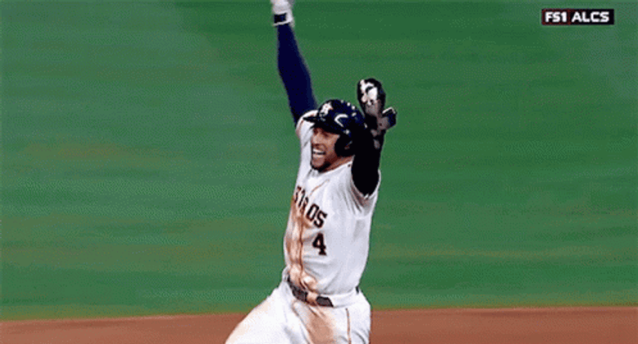 Home Run Excited Player GIF