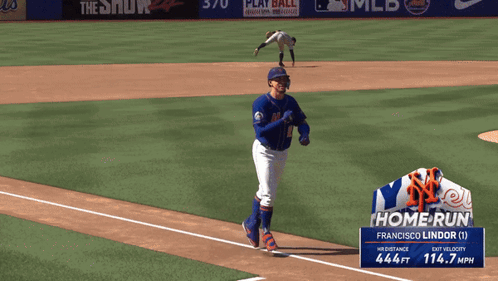 Home Run Francisco Lindor GIF