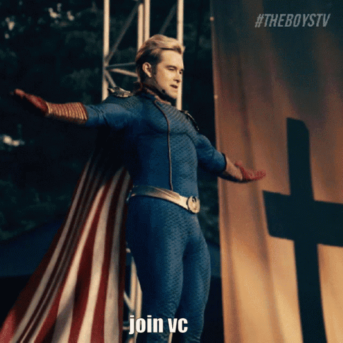 Homelander Flying On Crowd Join Vc GIF
