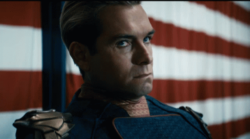 Angry Homelander Closing Eyes GIF