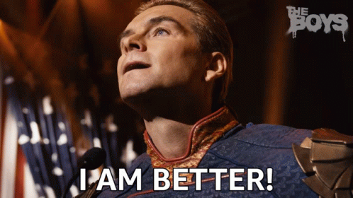 Homelander I Am Better GIF
