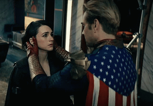 Homelander Kissing Stomrfront GIF