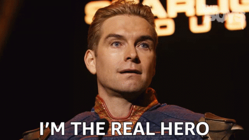 Homelander Meme I'm The Hero GIF