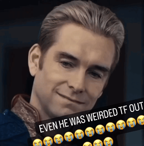 Homelander Meme Weirded GIF