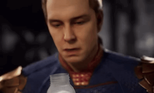 Homelander Milk Enemy Behind GIF
