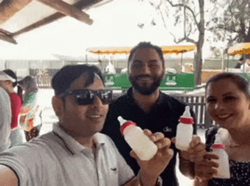 Homelander Milk Milk Bottle Pose GIF