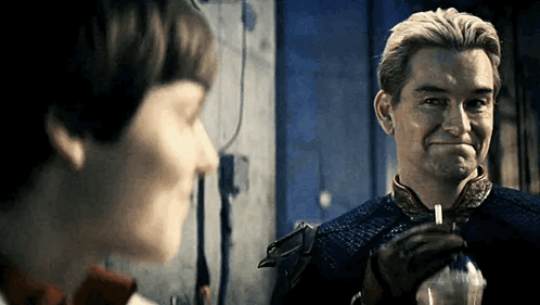 Homelander Milk Milkshake Toast GIF