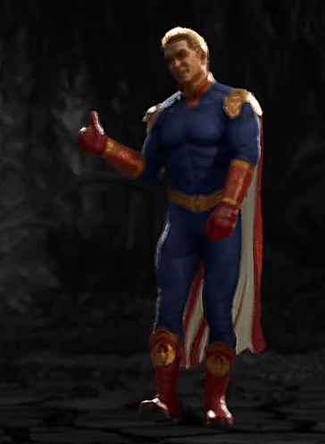 Homelander Milk Poses Okay GIF