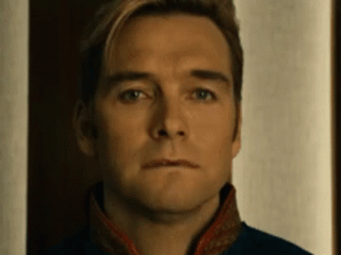 Homelander Milk Serious Face GIF