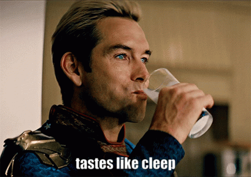 Homelander Milk Tastes Like Clean GIF