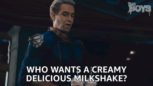 Homelander Milk Who Wants Milkshake GIF