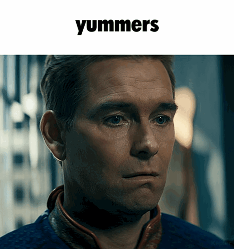 Homelander Milk Yummers GIF