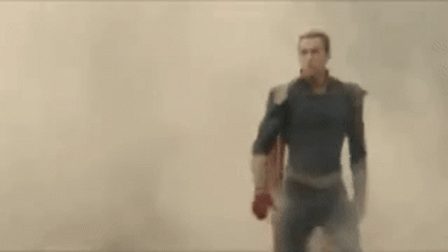 Homelander Walking Out Of Smoke GIF