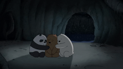Homeless Cold Winter We Bare Bears GIF
