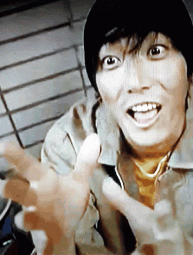 Homeless Korean Guy Face Close Up GIF