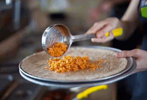 Homemade Burrito Wrap GIF