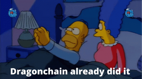 Homer and Marge Simpson Dragonchain Already Did It