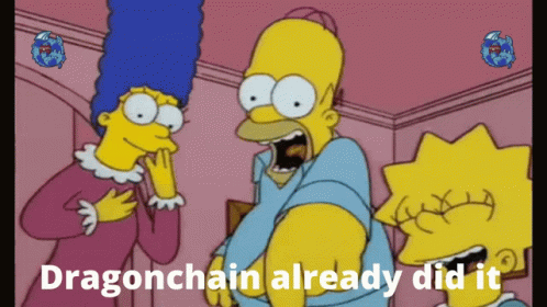 Homer and Marge Simpson Dragonchain Already Did It