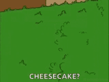 Homer Bush Simpson Cheesecake GIF