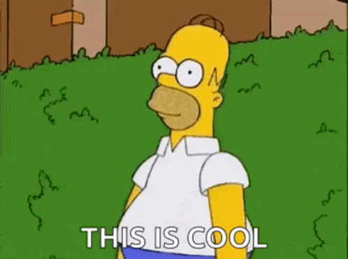 Homer Bush This Is Cool GIF