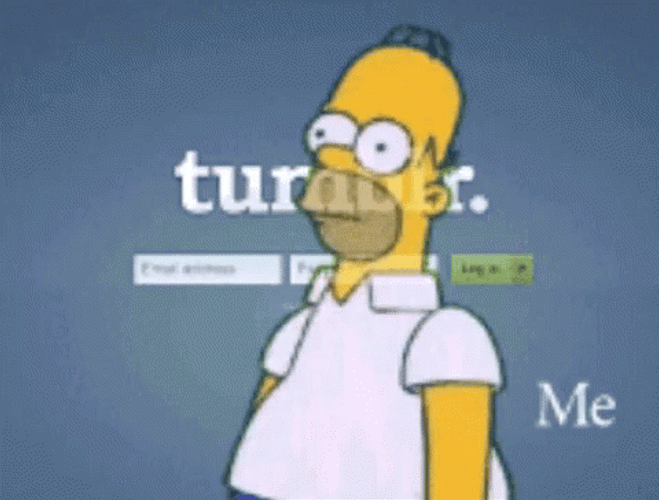 Homer Disappear Tumblr GIF