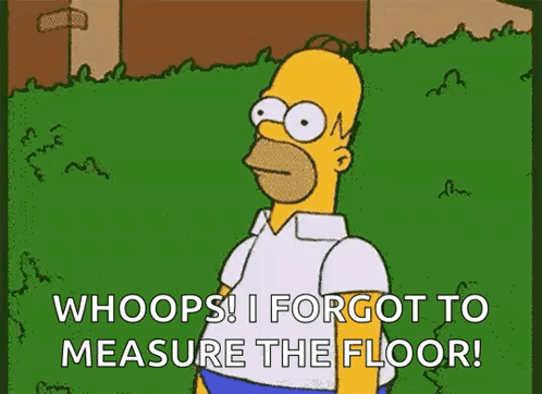 Homer Disappearing I Forgot To Measure The Floor GIF