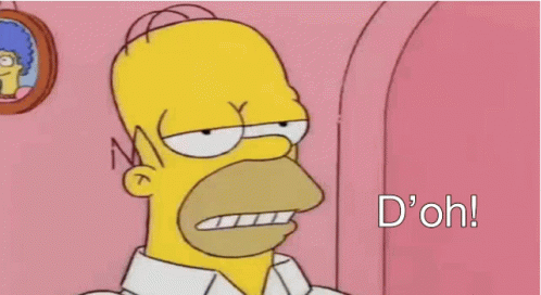 Sneezing Homer Doh GIF