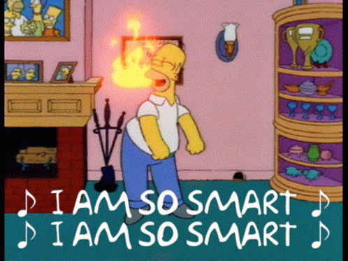 Smart Homer Simpson Happy Dance GIF
