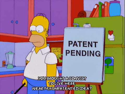 Homer Patent Pending Presentation GIF