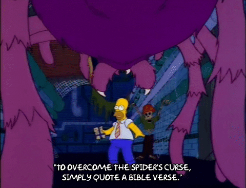 Homer Qouted Bible Verse GIF
