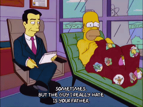 Homer Simpson And His Therapist GIF