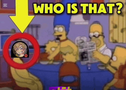 Homer Simpson Asking Who Is That