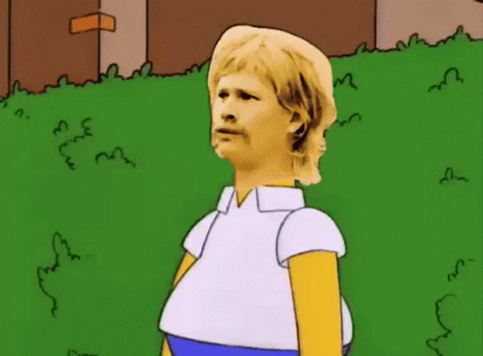 Homer Simpson Bush GIF