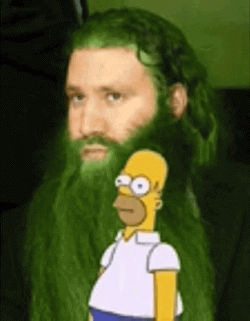 Homer Simpson Bush GIF