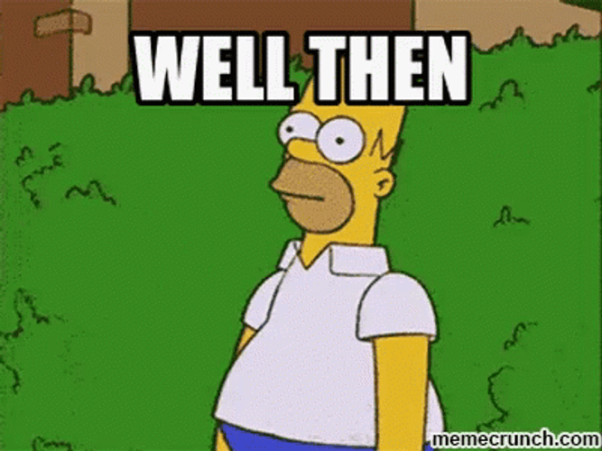 Homer Simpson Bush GIF