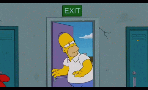 Homer Simpson Carl Carlson Lenny Leonard Sneaking In GIF